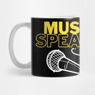 Music speaks. Mug